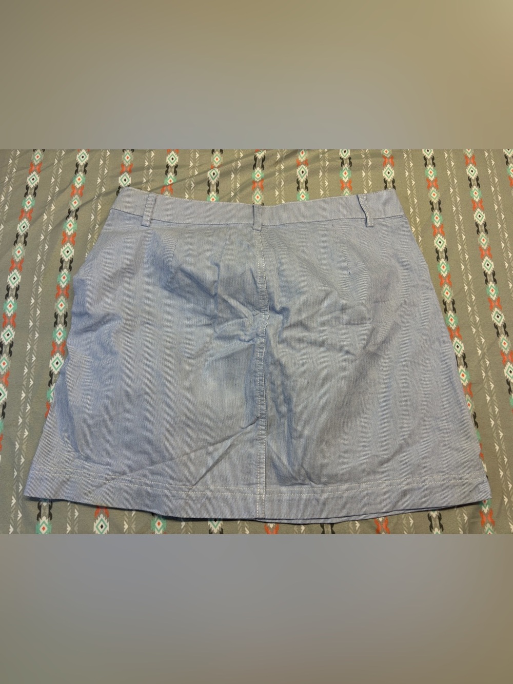 🍄NWT J. Crew Light Blue Textured Mini Skirt - Picture 3 of 3